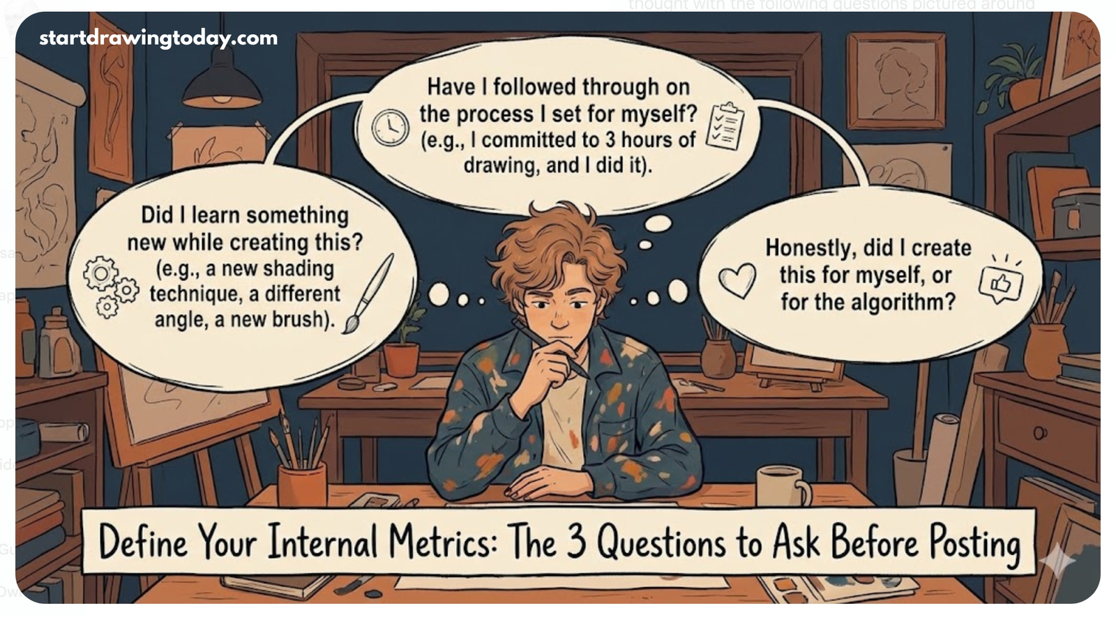 How to Avoid The Art Comparison Trap & Build An Art Voice