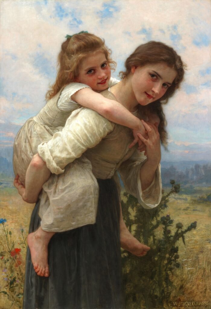 add storytelling to artwork, Bouguereau